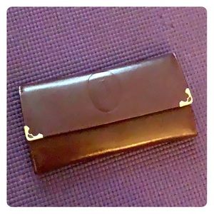 PARIS CARTIER Burgundy Wallet